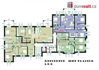 Prodej, mezonetový byt 3+kk, 182,00 m2, Residence Mon Plaisi - 9