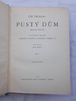 Ch. Dickens - Pustý dům I a II díl, rok 1927. - 9