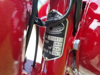 Jawa 250/11 pérák 1954 s TP po kompletní renovaci. - 9
