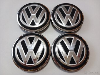 Středové krytky Vw, 65x56mm, Nové logo struktura - 9