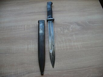 Mauser 98k valecny nemecky bajonet scislovany-pekne zachoval - 9
