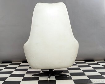 2 x designové otočné křeslo vajíčko 70. léta - 9