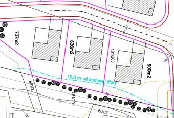 Stavebné pozemky 528m²,737m² a 900m² Martin, Slovensko - 9