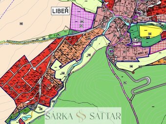 Prodej pozemku 1200m2 k výstavbě RD s výhledem na les v oblí - 9