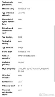 Myčka BEKO výborný stav - 9