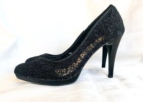 elegantní krajkové lodičky s podpatky NINE WEST 39 - 9