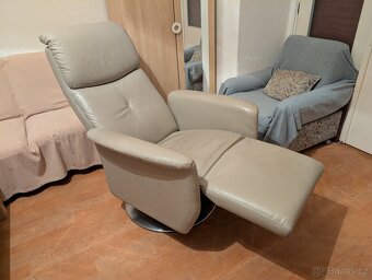 Kožené křeslo Xora - 9