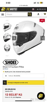 Shoei X-Fourteen X-14 Racing Marc Marquez Helmet na Prodej - 9