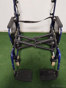 Mechanický invalidní vozík XXL, TOP STAV - 9