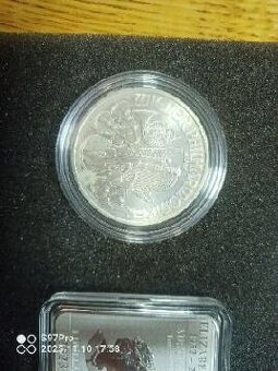 stříbrné slitky 1 oz a mince 1 oz - 9