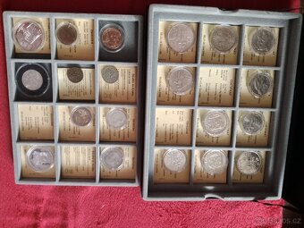 Stříbrné mince 24 kusů - 9