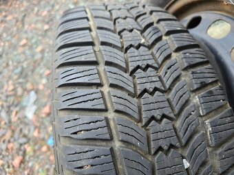 Sada plechových disků + hezké zimní pneu 215/60 r16 - Yeti - 9
