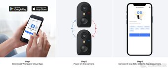 Venkovní bezdrátová WiFi kamera Galayou R2 Pro - 9