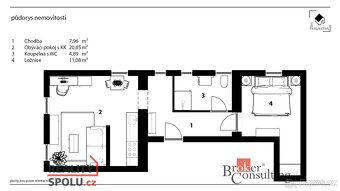 Prodej, byty/2+kk, 44 m2, Dolní Falknov 9, 40745 Kytlice, Dě - 9