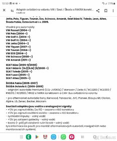 CAN-BUS ADAPTER VW ŠKODA S FAKRA NA ISO OVLADANI VOLANTU - 9