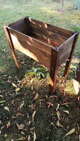 Vyvýšený záhon dřevěný, přírodní - 9