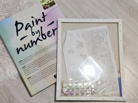 Malování podle čísel - Louka plná motýlů, 50x40 cm obraz - 9