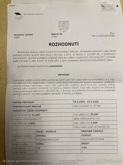 Podvalníkový Návěs NADROZMĚR - 9