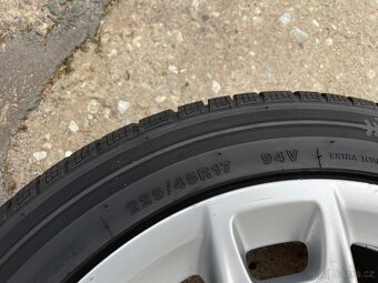 Audi ALU kola 5x112 17”+ zimní pneu 225/45 R17 - 9