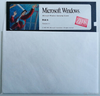PREDÁM WINDOWS 3.1. 1992 ZEOS USA-TOTAL RARE - 9