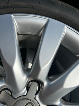 AUDI A4 B8 Alu disky 8Jx17 včetně pneu 245/45x17 - 9