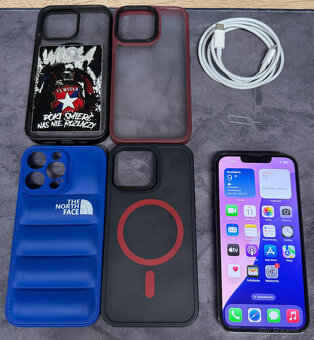 Apple iPhone 13 Pro 128 GB Graphite / nová Apple batéria - 9