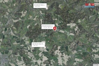 Prodej pozemku k bydlení, 858 m², Ostředek - 9