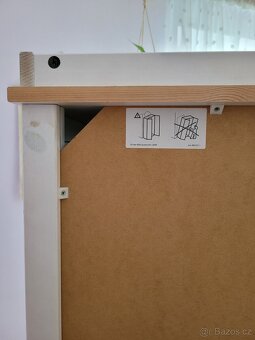 Bílá šatní skříň SUNDVIK zn. IKEA - 9