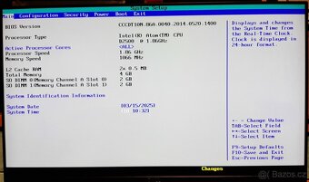 Intlel D2500CC miniITX, CPU Atom D2500, 4GB RAM - 9