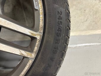 Originální kola Mercedes w222 r19 amg zimní gumy 245/45/19 - 9