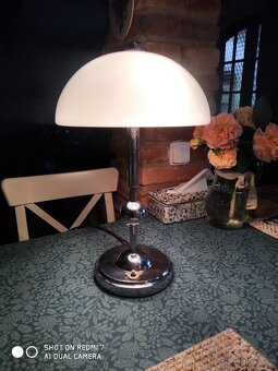 Starožitná větší stolní lampa r 1930 Funkcionalismus - 9