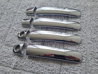 Chromové krytky klučiek ŠKODA VW SEAT - 9