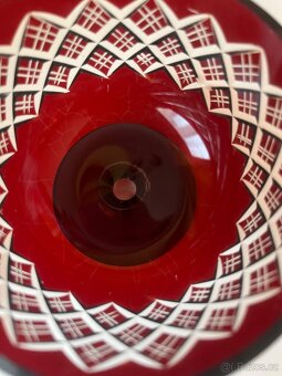 Červený pohár / miska / sklenice na šampaňské - 9