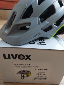 Nová enduro dámská/pánská helma na kolo Uvex Finale,56-61 cm - 9