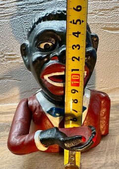 Stará mechanická pokladnička USA TOP kousek FUNKČNÍ - 9