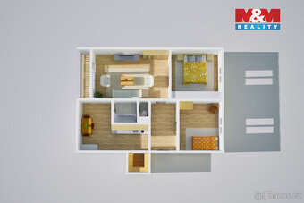 Prodej bytu 3+1, 61 m², Ústí nad Labem, ul. Seifertova - 9