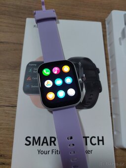 Chytré hodinky KUIZIL T70–1,91" IPS displej, CZ,fialové - 9