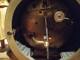 Starožitné bicí krbové hodiny - 9