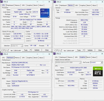 Výkonný PC i9 13900KF, 64GB DDR5, 1TB SSD, RTX 3080,WiFi,BT - 9