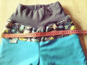 Zimní kalhoty UNUO s umělým kožíškem - vel. 92-98 - 9