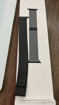 Apple WATCH 6 40mm SPACE GRAY ALUMINUM Case+řemínek MILANESE - 9