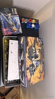 Modelářský set – AH-64A Apache + Focke Wulf Fw 190 F-8 + bar - 9