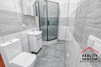 Pronájem nového bytu 1+kk, 29 m2 s parkováním a zahradou, Sk - 9