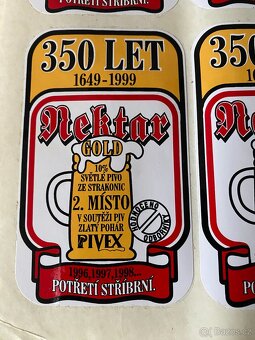 etiketa pivní etiketa nektar strakonice stará etiketa arch - 9