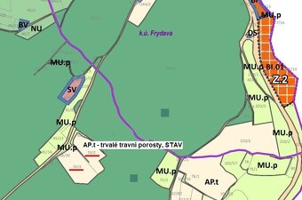 Prodej louky o celkové výměře 23 943 m2 nedaleko Frýdavy - 9