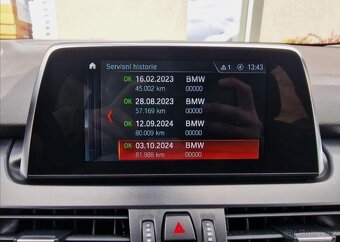 BMW Řada 2, 216d GT,M Sport,7míst,ČR,1Maj - 9