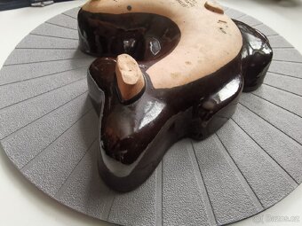 Retro keramická forma na pečení. Rak a ryba - 9