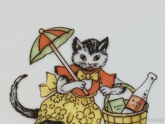 DĚTSKÝ PORCELÁNOVÝ TALÍŘ BOHEMIA NOVÁ ROLE - 9