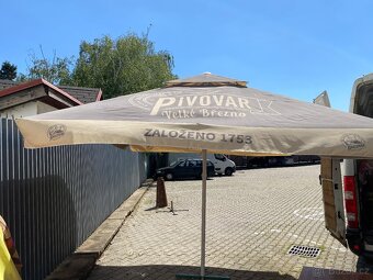 Slunečník, hospodský slunečník, s podstavcem i bez - 9