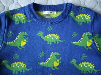 Dětský Dino svetr top stav, vel.128 - 9